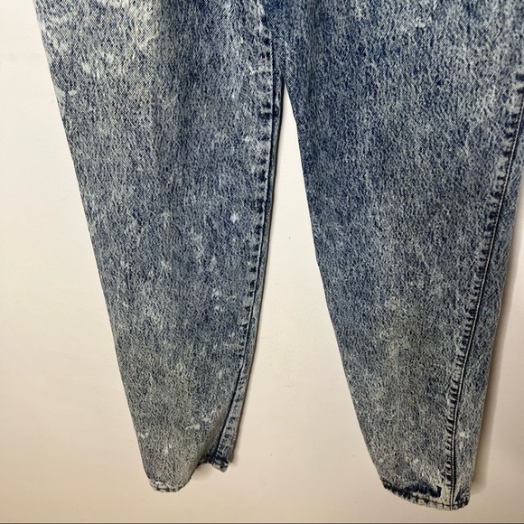 VINTAGE LEVI’S 80’s USA Made Denim Acid Wash Distressed Size 10 Jeans - Picture 9 of 13
